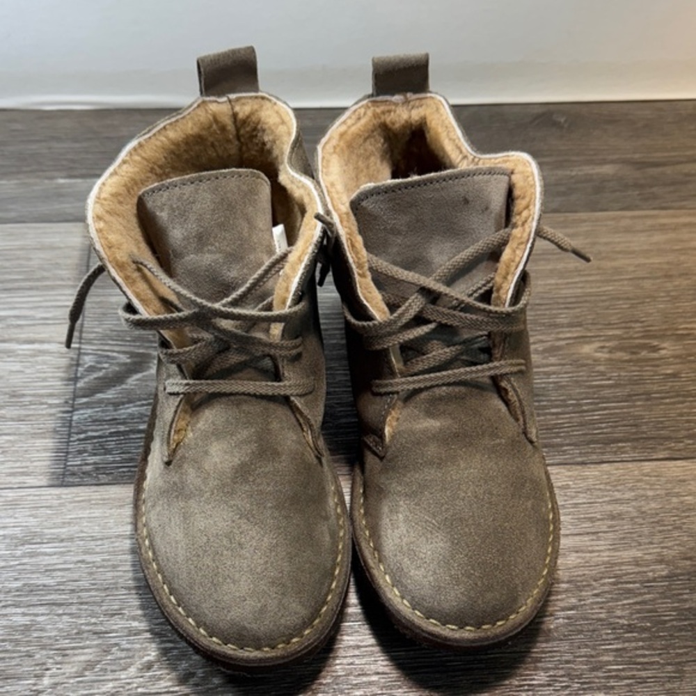 J. Crew Ankle Boots Fur Lining made in Italy crew cuts K6/W 7.5 (s228)